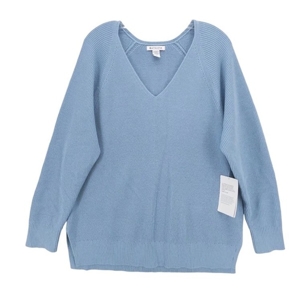 Athleta Sweaters - Athleta Sky Blue V-Neck Sweater medium